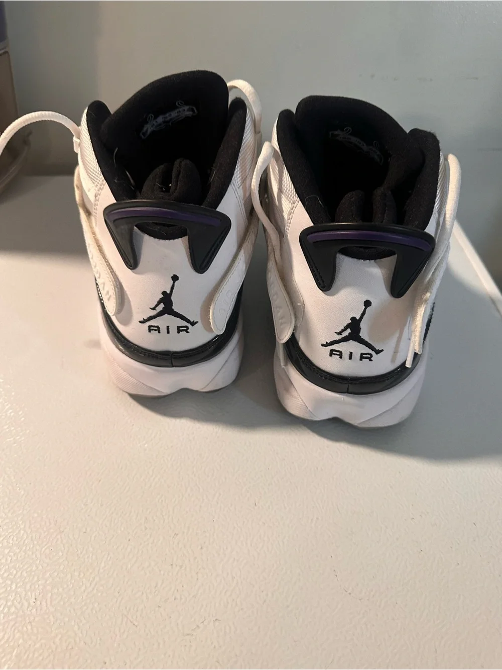 Air Jordan 6 rings dark sneakers